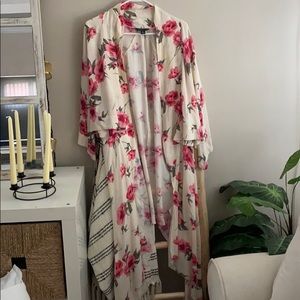 American Eagle flowered duster